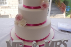 Wedding cake at Bristol University and Literary Club