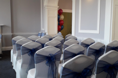 Wedding Chairs at  Bristol University and Literary Club